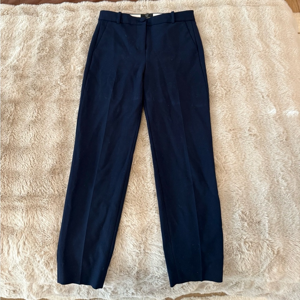 J. Crew high rise Cameron navy dress pant